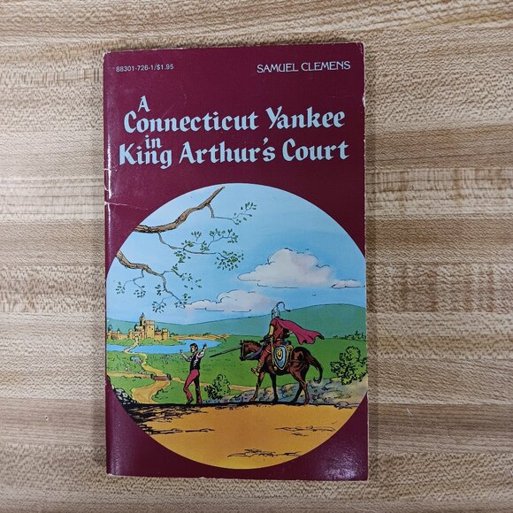 Connecticut Yankee in King Arthur's Court Twain Clemens 1984 B&W Pocket Classics - Picture 1 of 6